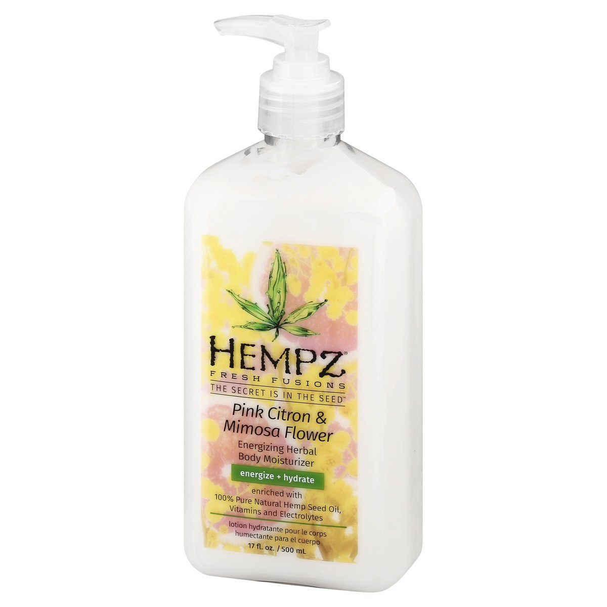 slide 7 of 12, Hempz Fresh Fusions Pink Citron & Mimosa Flower Body Moisturizer 17 oz, 17 oz