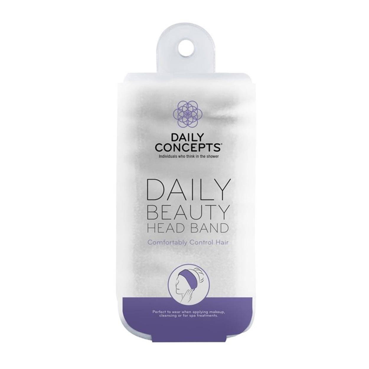 slide 1 of 1, Daily Concepts Daily Beauty Head Band - White, 1 ct