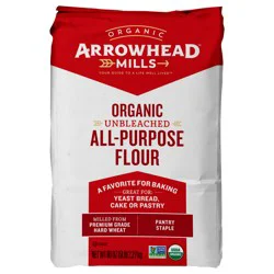 Arrowhead Mills Organic Unbleached All-Purpose Flour, 5 lb Bag