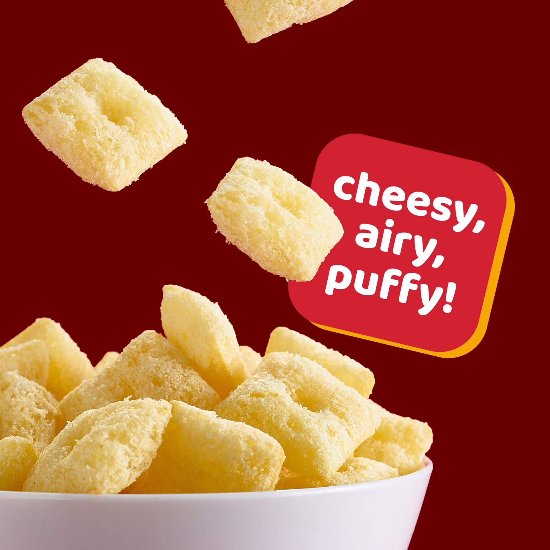 slide 5 of 5, Cheez-It Puff'd Cheesy Baked Snacks, White Cheddar, 9.6 oz, 9.6 oz