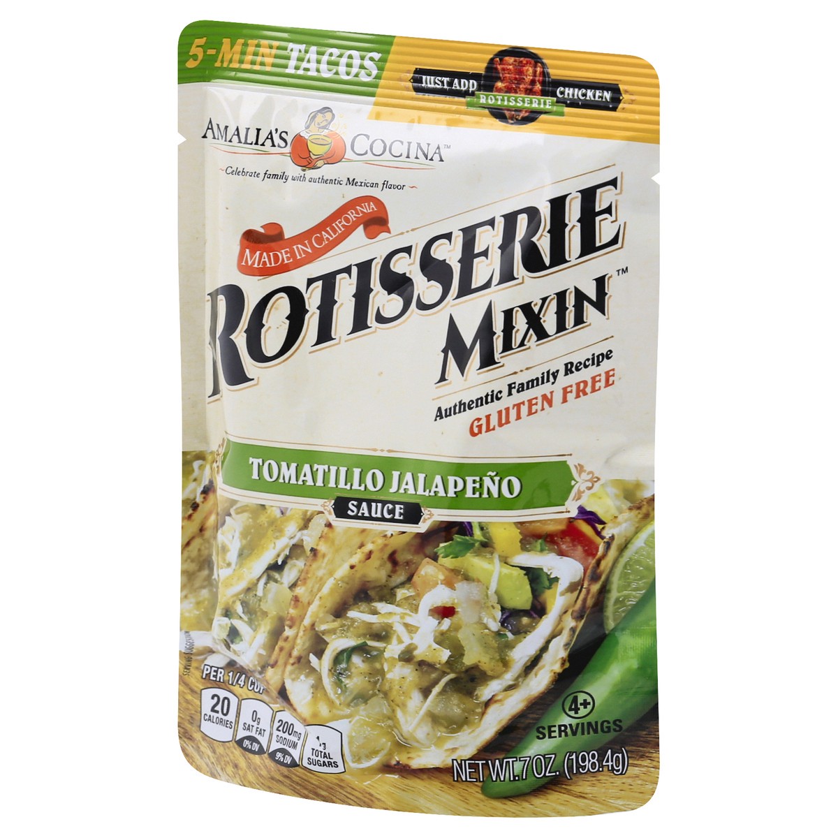 slide 3 of 9, Rotisserie Mixin Tomatillo Jalapeno Sauce 7 oz, 7 oz