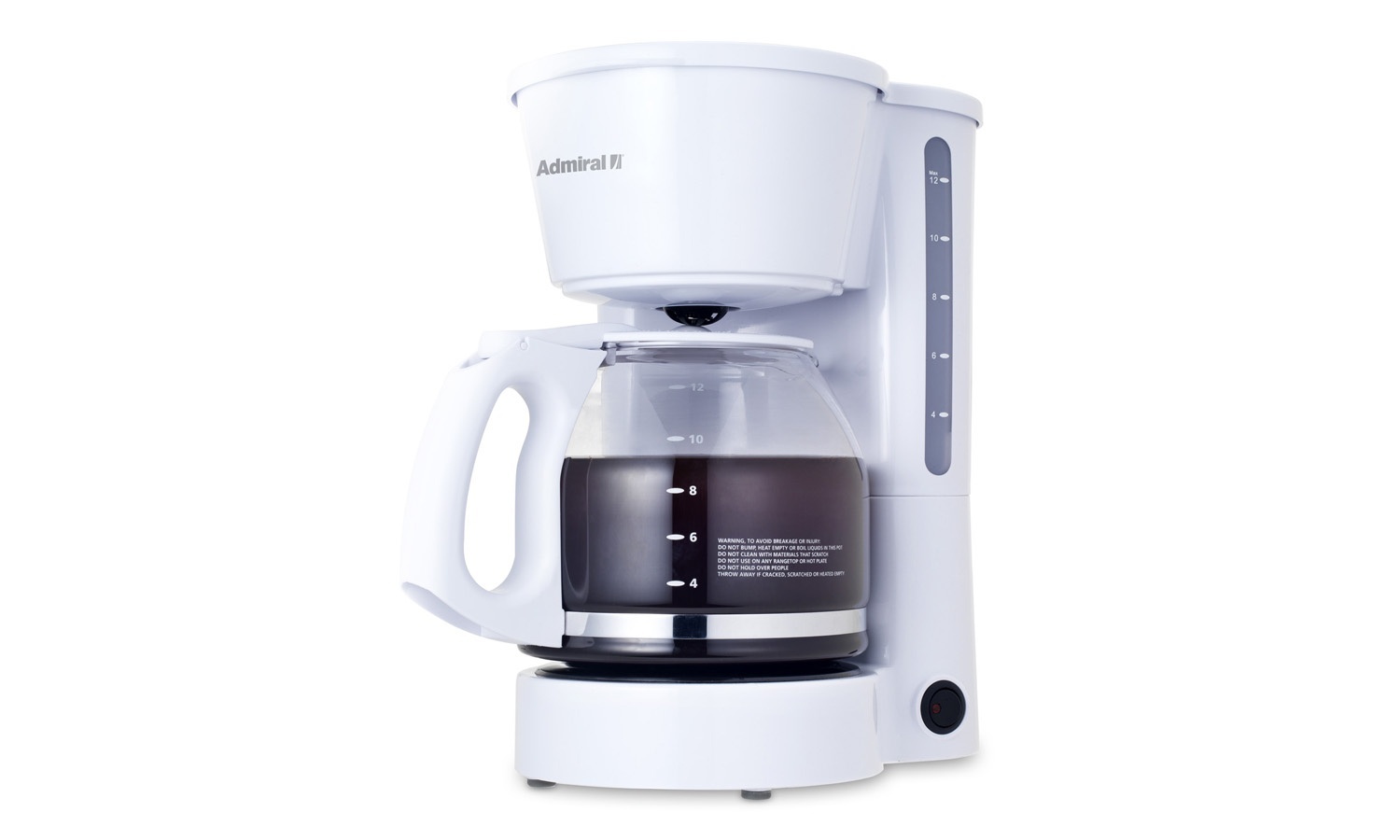 slide 1 of 1, Proctor Silex Coffeemaker 12 Cup, White, 12 cups