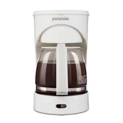 Proctor Silex Coffeemaker 12 Cup, White