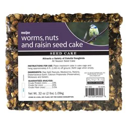 Meijer Worms Nuts & Raisins Seed Cake, 32 Oz.