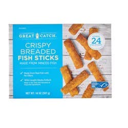 Great Catch Crispy Breaded Fish Sticks 14 oz