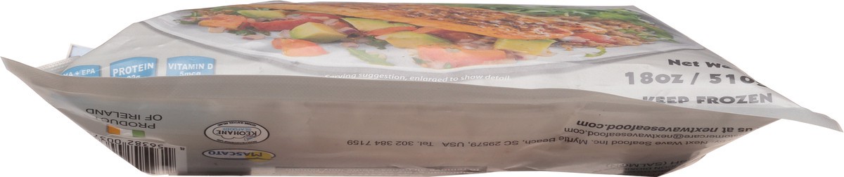 slide 2 of 13, Next Wave Seafood Atlantic Salmon Fillets with Pepper & Wild Garlic Marinade 4 Portions, 4 ct