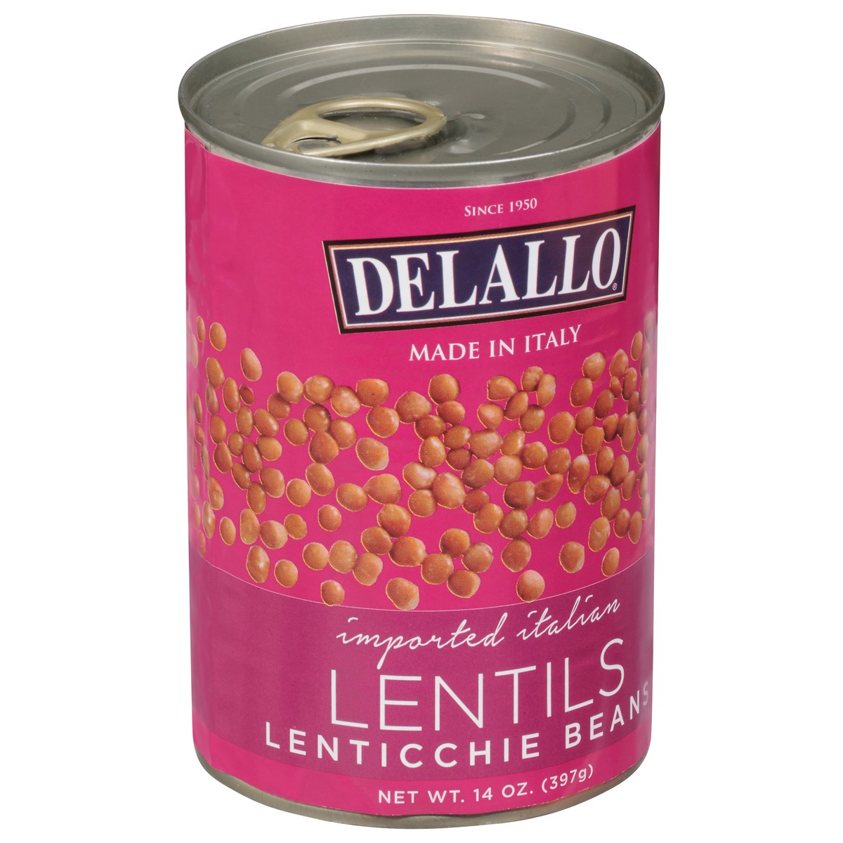 slide 11 of 14, DeLallo Imported Lentils Beans, 14 oz