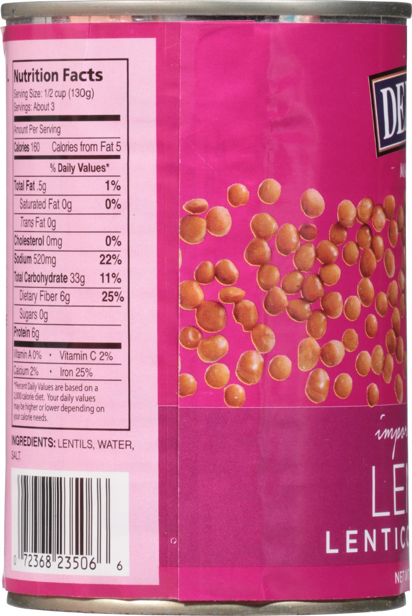 slide 6 of 14, DeLallo Imported Lentils Beans, 14 oz