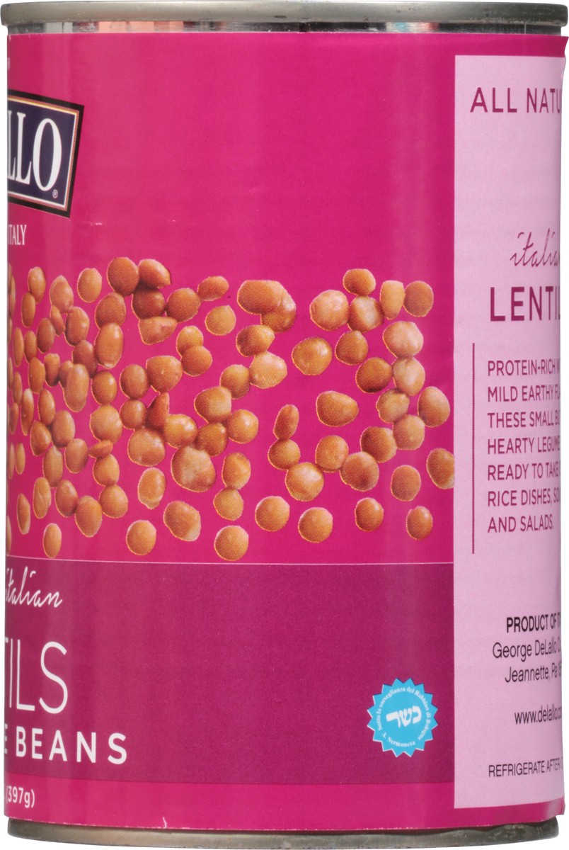 slide 10 of 14, DeLallo Imported Lentils Beans, 14 oz