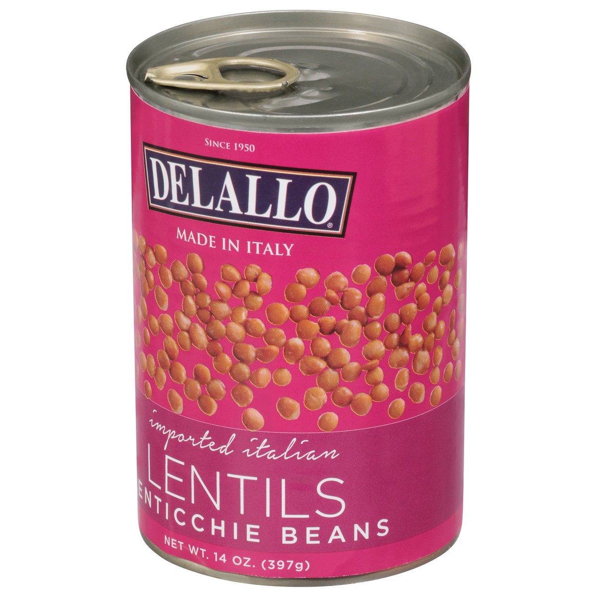 slide 12 of 14, DeLallo Imported Lentils Beans, 14 oz