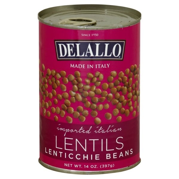 slide 1 of 1, DeLallo Lentil Beans, 1 ct