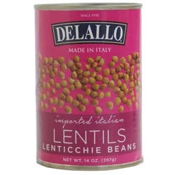 DeLallo Imported Lentils Beans