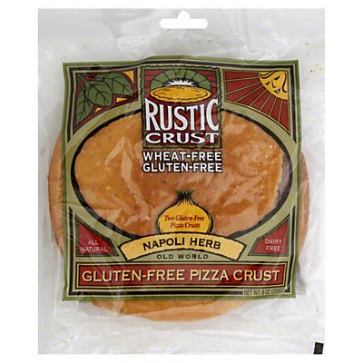 slide 1 of 1, Rustic Crust Old World Gluten-Free Pizza Crust, Napoli Herb, 12.3 oz