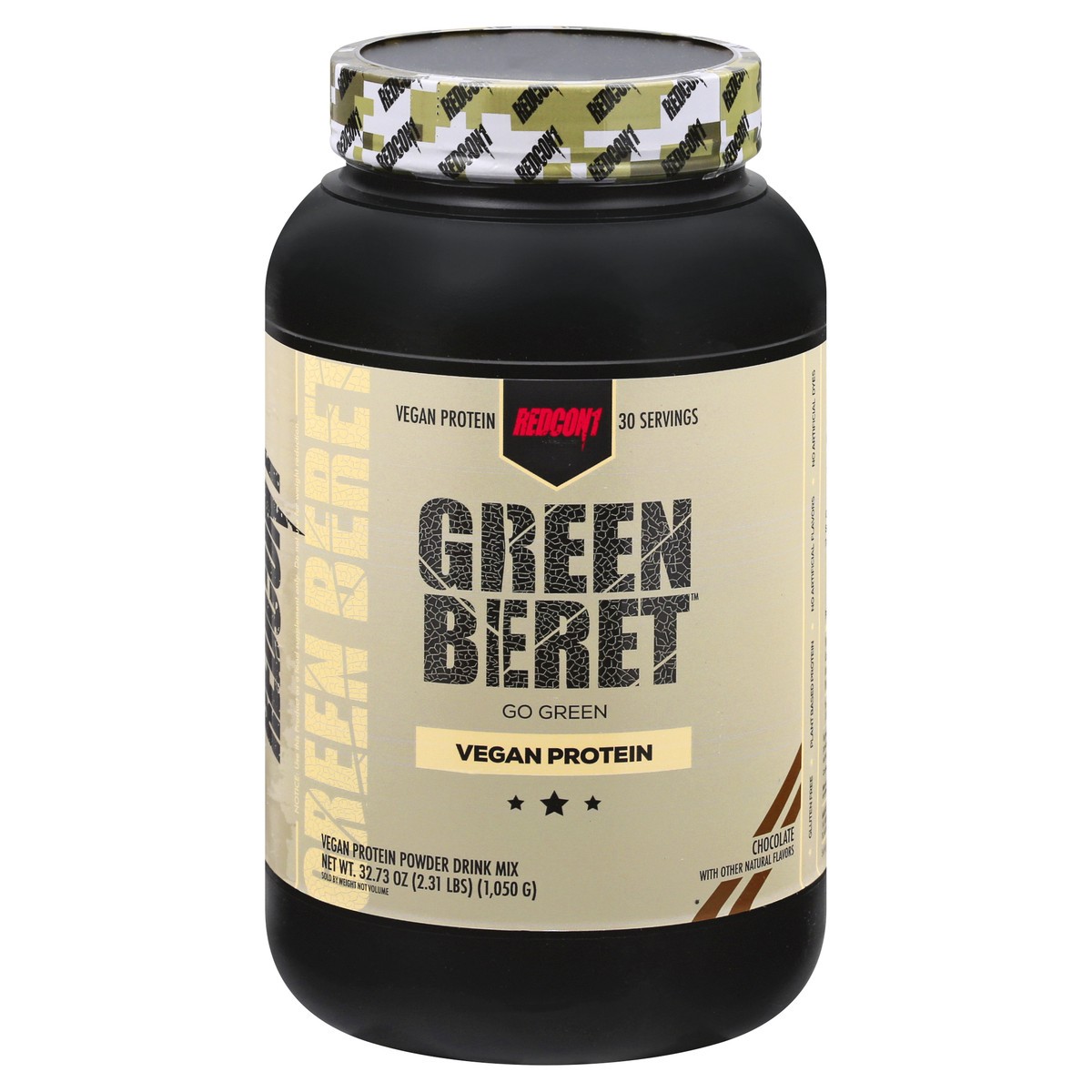 slide 11 of 11, Green Beret Vegan Protein 32.73 oz, 32.73 oz