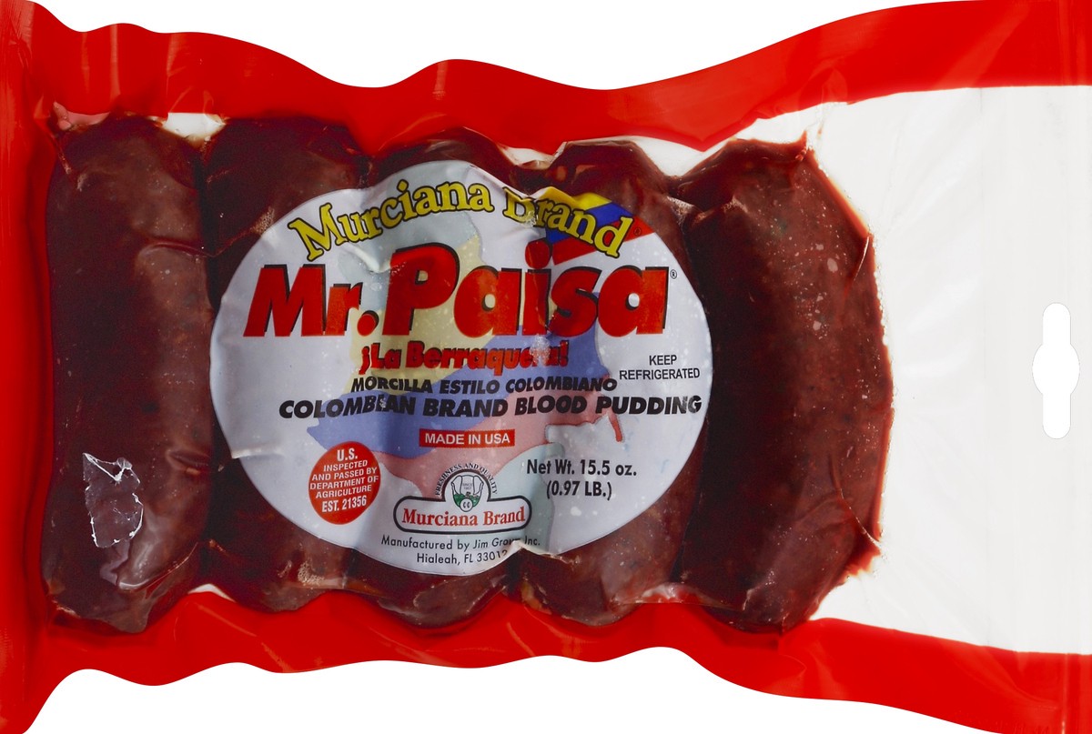 slide 1 of 6, Mr Paisa Blood Pudding 15.5 oz, 16 oz