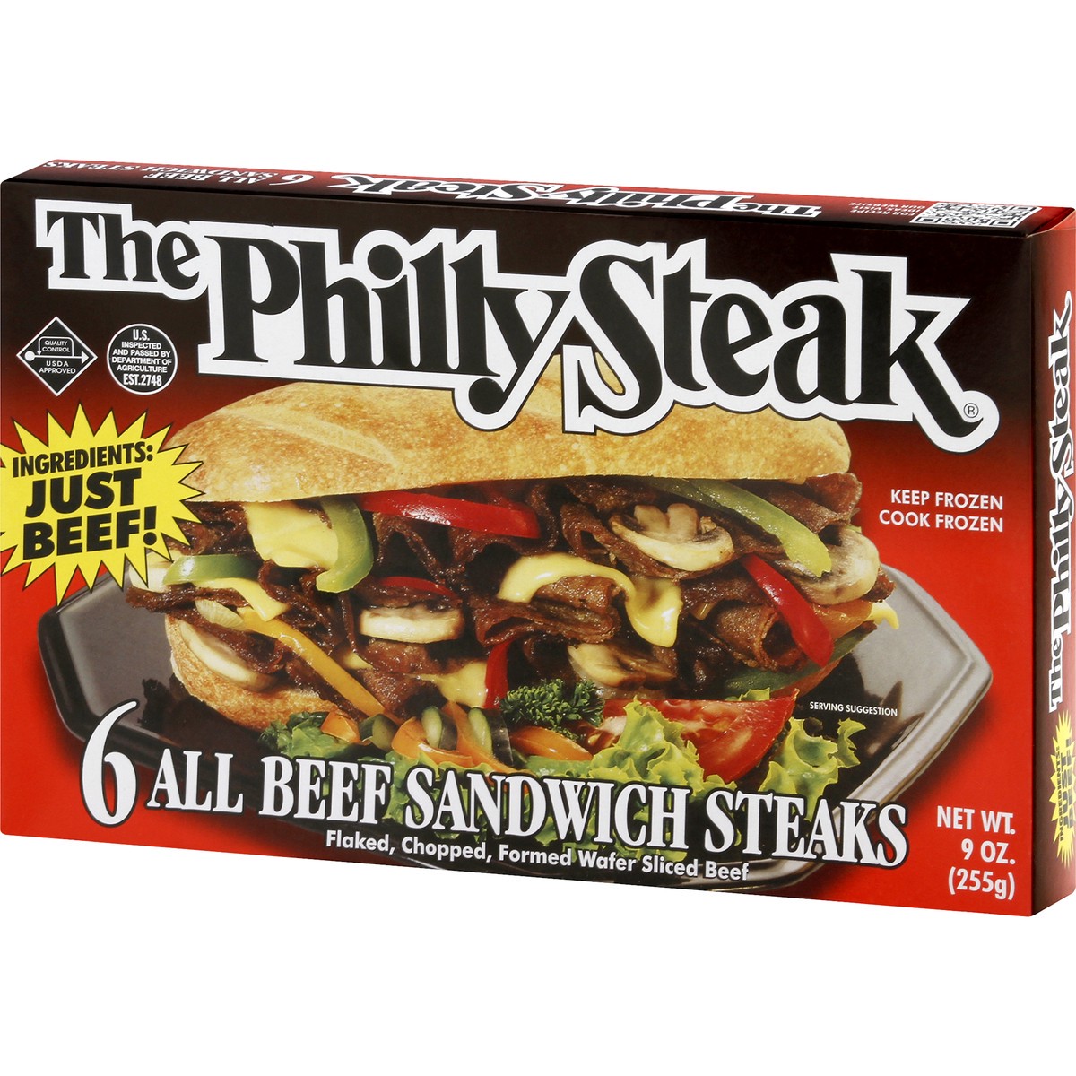 slide 8 of 12, The Philly Sandwich Steaks 6 ea, 6 ct