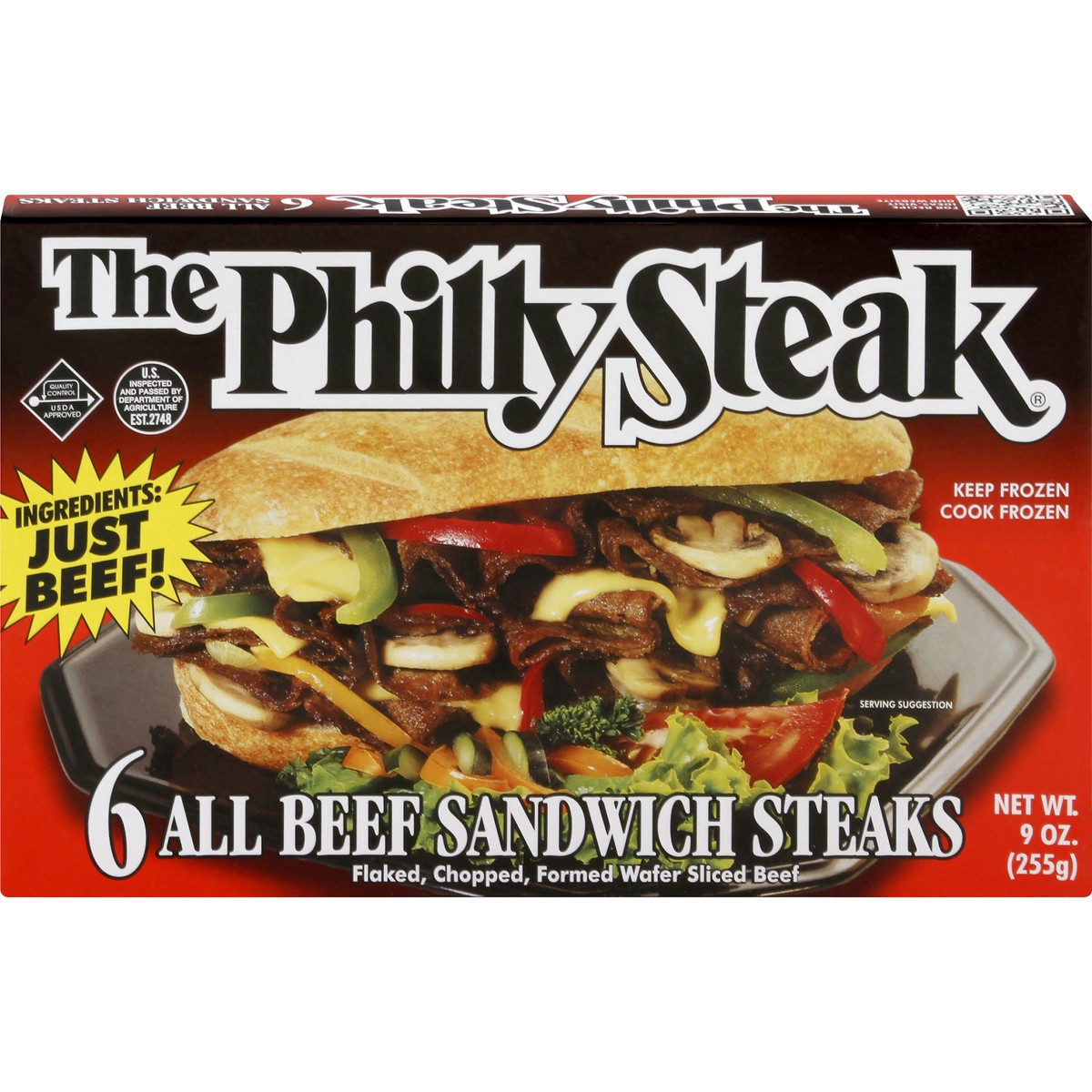 slide 12 of 12, The Philly Sandwich Steaks 6 ea, 6 ct