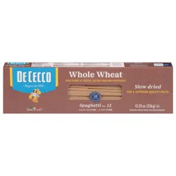 De Cecco Whole Wheat No. 12 Spaghetti 13.25 oz