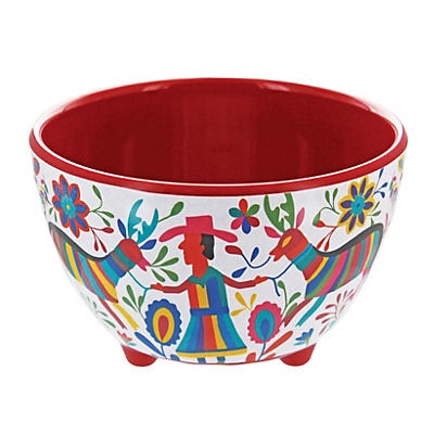 Cocinaware Salsa Bowl With Lid Red