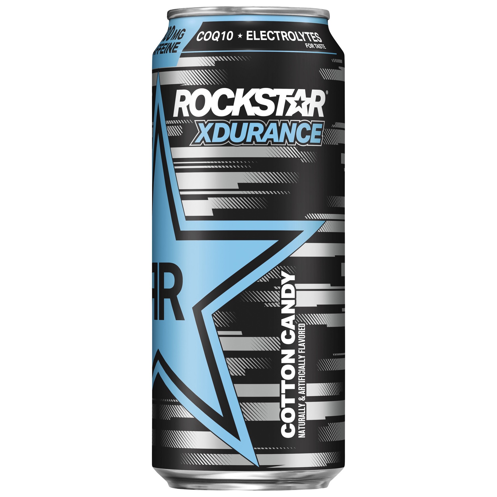 slide 1 of 5, Rockstar XDurance Energy Drink Cotton Candy Naturally & Artificially Flavored 16 Fl Oz Can, 16 oz