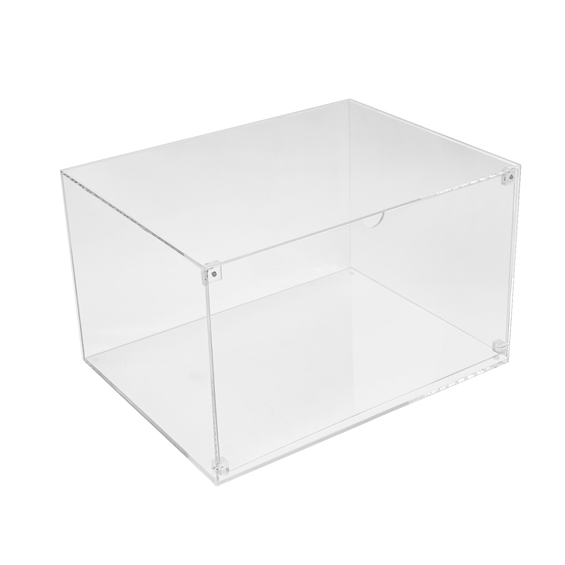 slide 3 of 5, Clear Acrylic Shoe Display Case By Studio Decor, 8.7 in x 11 in x 14.4 in