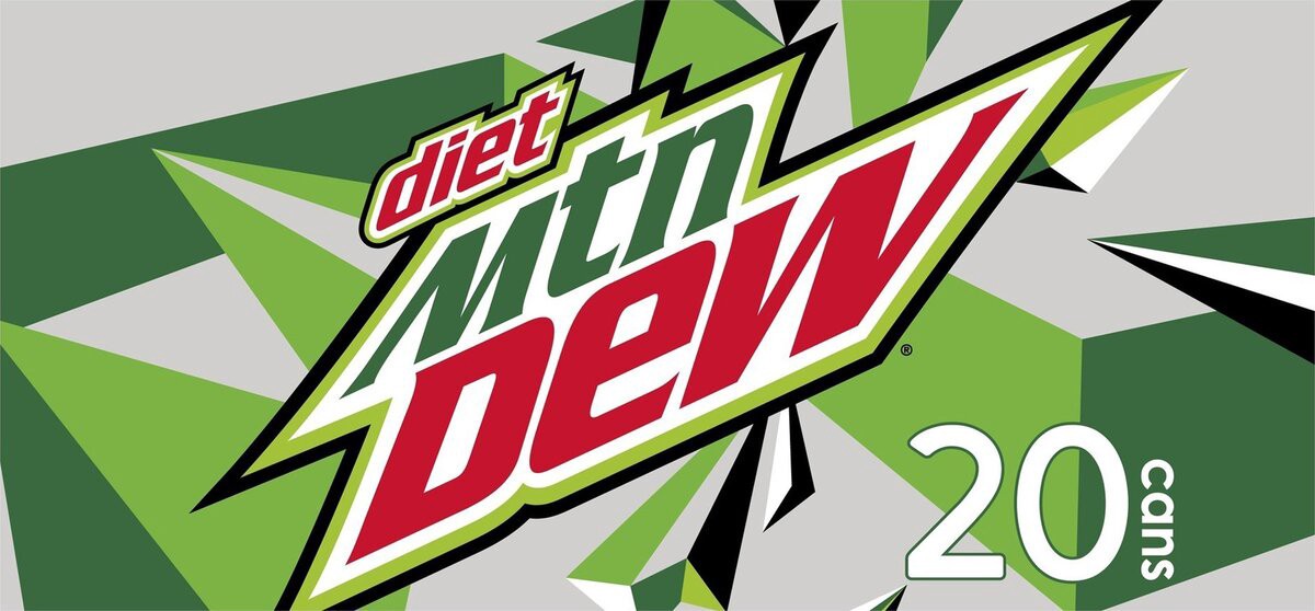 slide 4 of 6, Mountain Dew Diet Soda Citrus 12 Fl Oz 20 Count, 20 ct