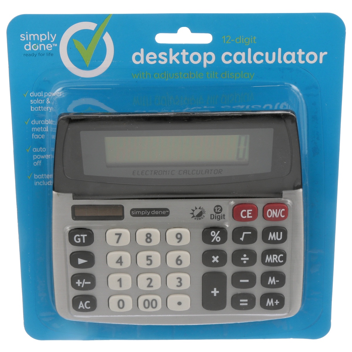 slide 1 of 1, Simply Done Desktop Calculator, 1 ct