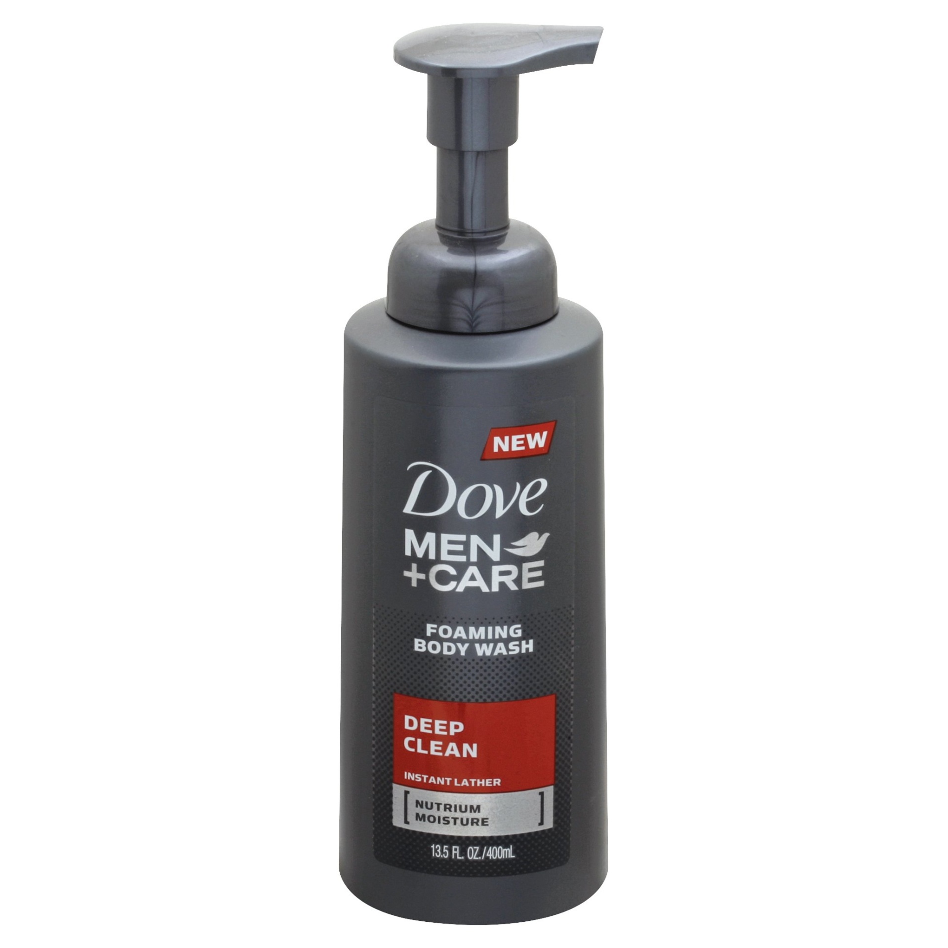 slide 1 of 4, Dove Men Shower Foam Deep Clean, 13.5 fl oz