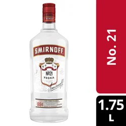 Smirnoff No. 21 80 Proof Vodka, 1.75 L