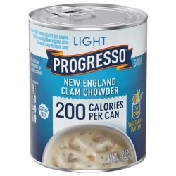 Progresso Light, New England Clam Chowder Soup, Gluten Free- 18.5 oz