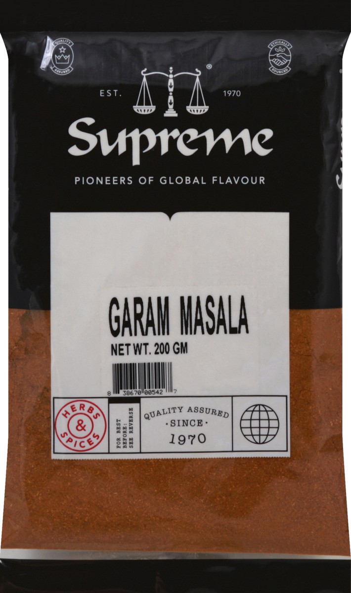 slide 5 of 5, Supreme Garam Masala 200 g, 200 g