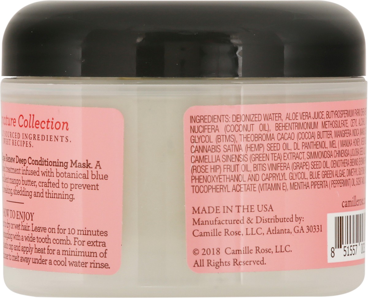 slide 8 of 11, Camille Rose Algae Renew Cocoa & Mango Butter Deep Conditioning Mask 8 oz, 8 oz