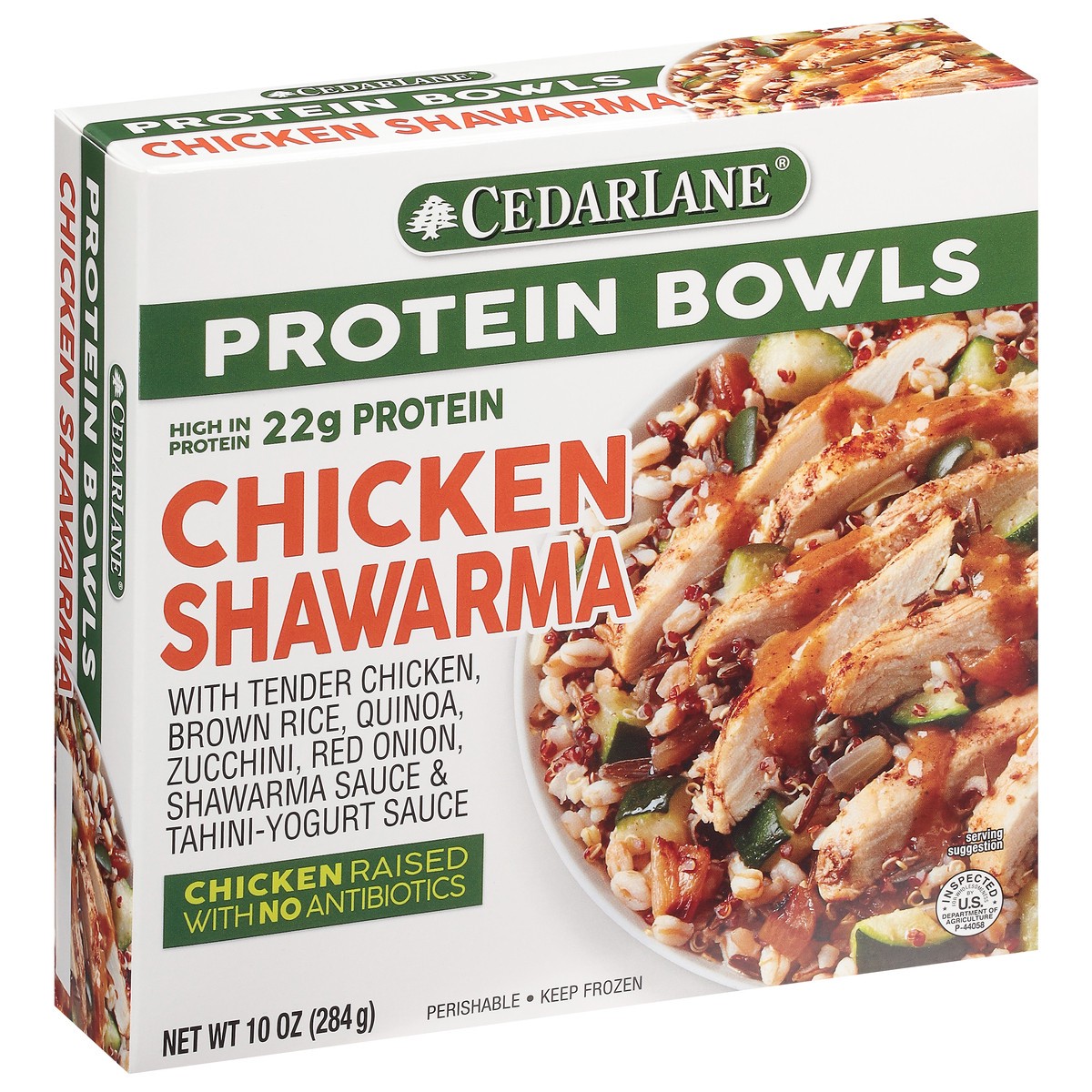 slide 8 of 11, Cedarlane Chicken Shawarma Protein Bowls 10 oz, 10 oz