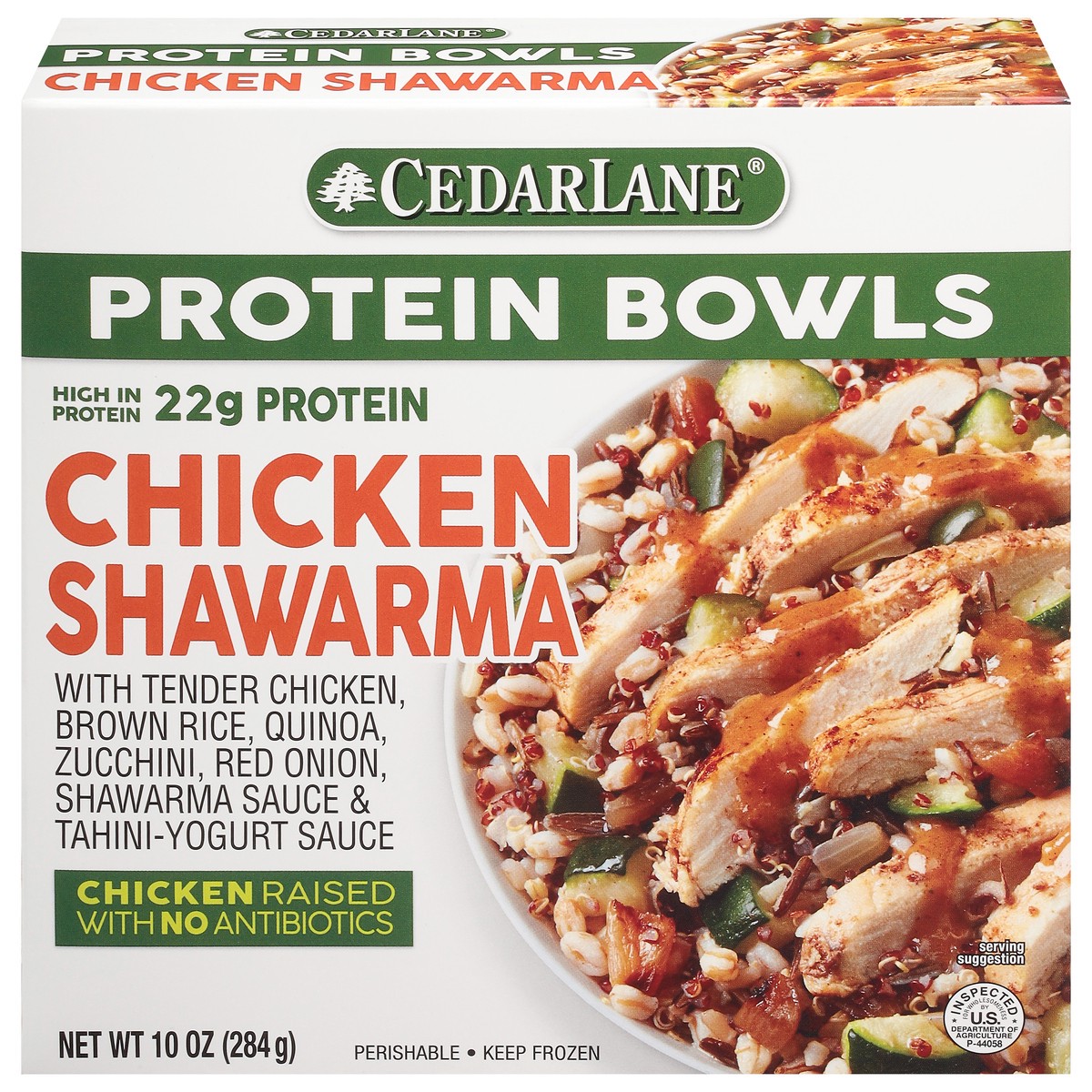 slide 1 of 11, Cedarlane Chicken Shawarma Protein Bowls 10 oz, 10 oz