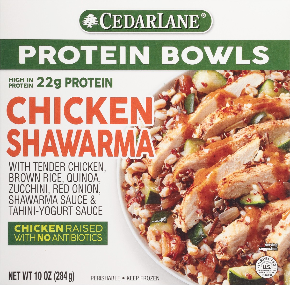 slide 11 of 11, Cedarlane Chicken Shawarma Protein Bowls 10 oz, 10 oz