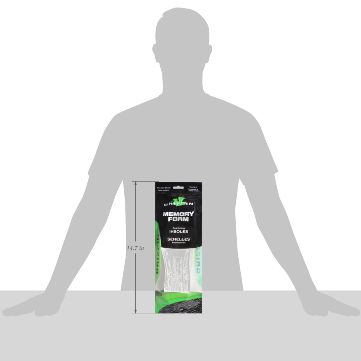 slide 10 of 11, Griffin Bros. Memory Foam Cushioning Insoles 1 Pair, 1 pair