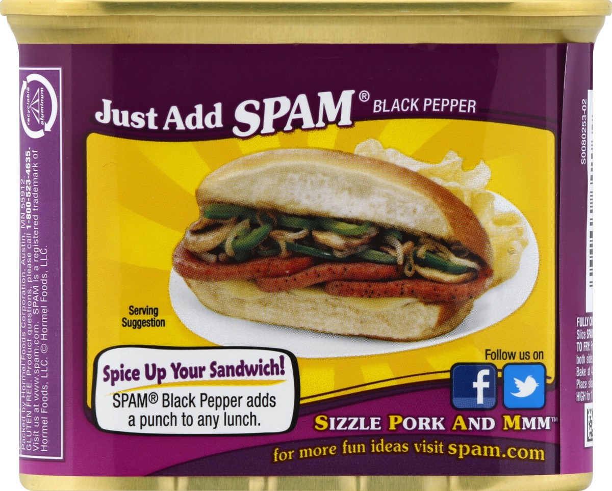 slide 4 of 8, SPAM 12 oz, 12 oz