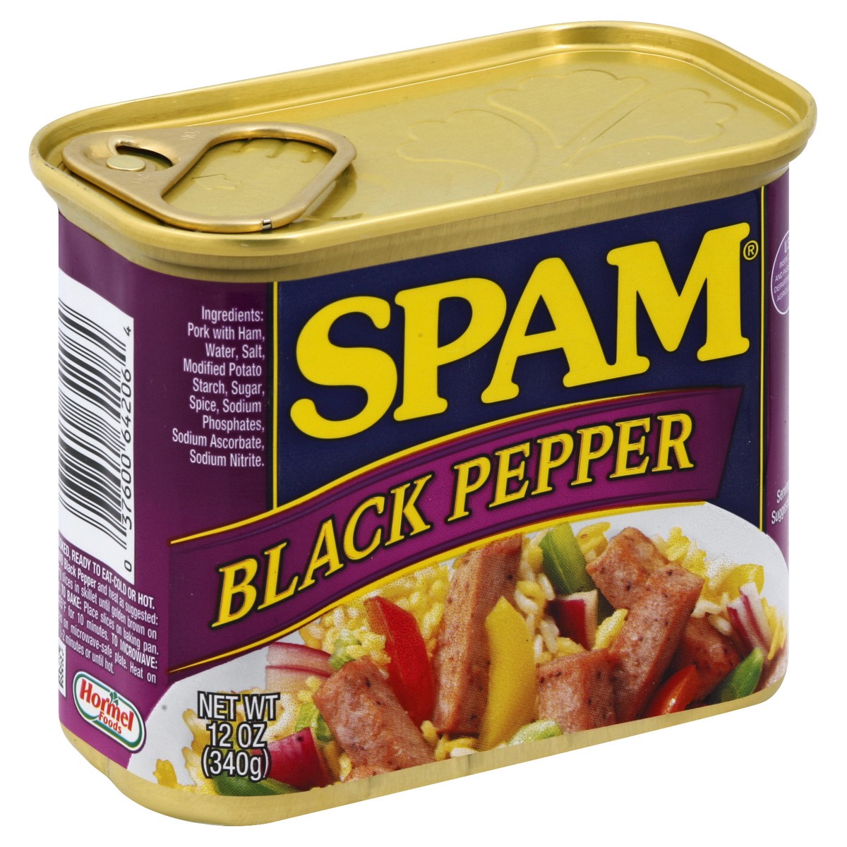 slide 5 of 8, SPAM 12 oz, 12 oz