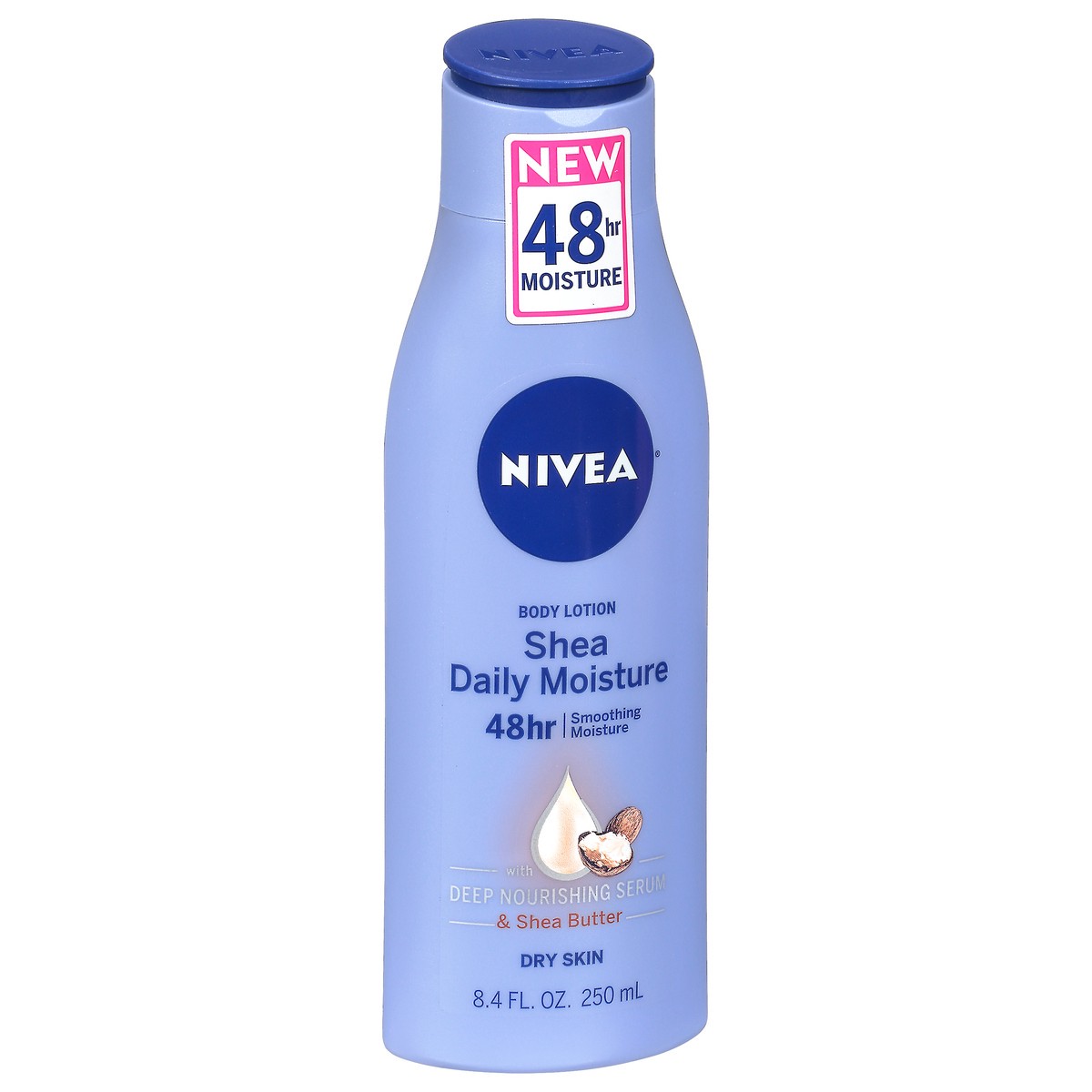 slide 8 of 11, Nivea Shea Daily Moisture 48 Hour Dry Skin Body Lotion 8.4 fl oz, 8.4 fl oz