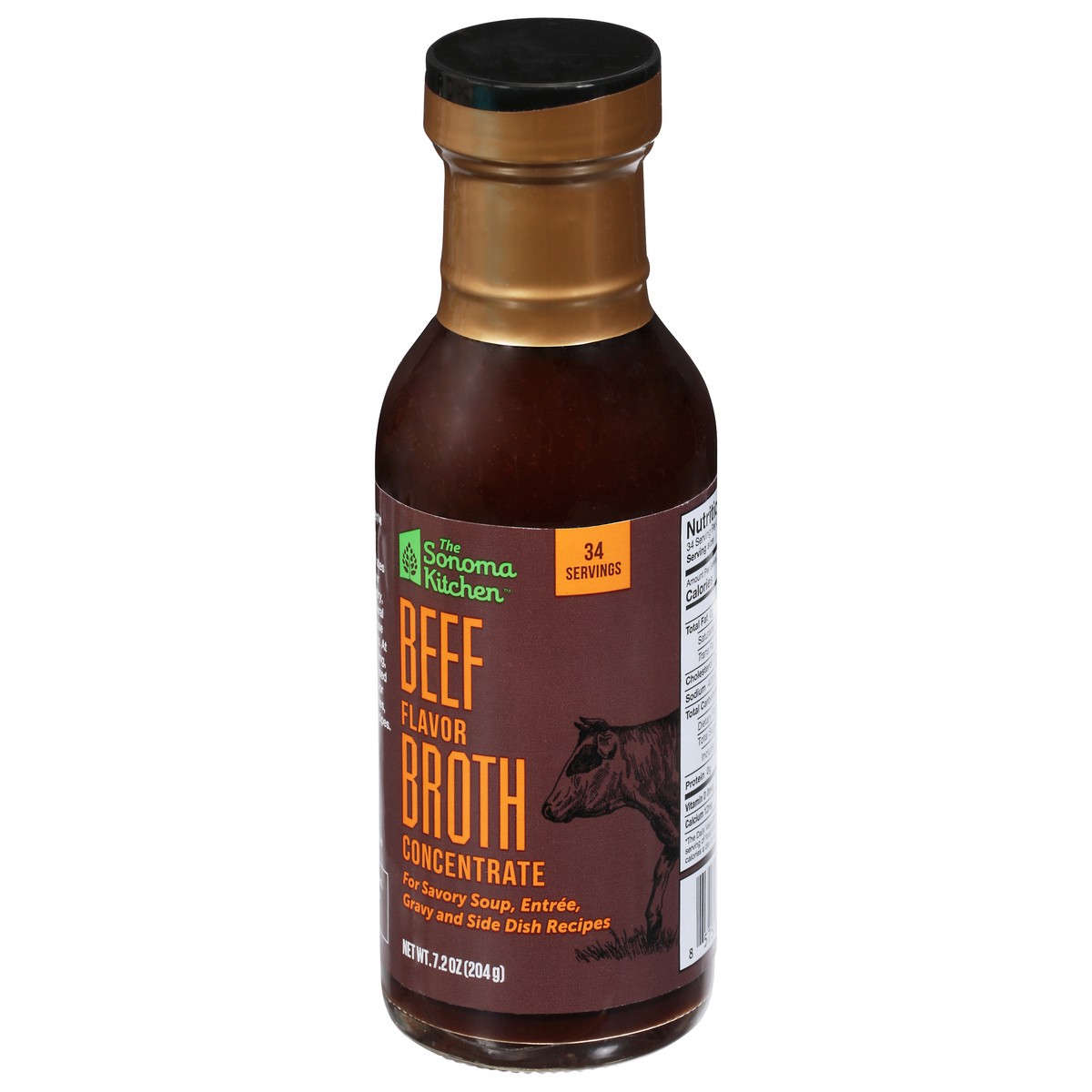 slide 3 of 9, The Sonoma Kitchen Concentrate Beef Flavor Broth 7.2 oz, 7.2 oz