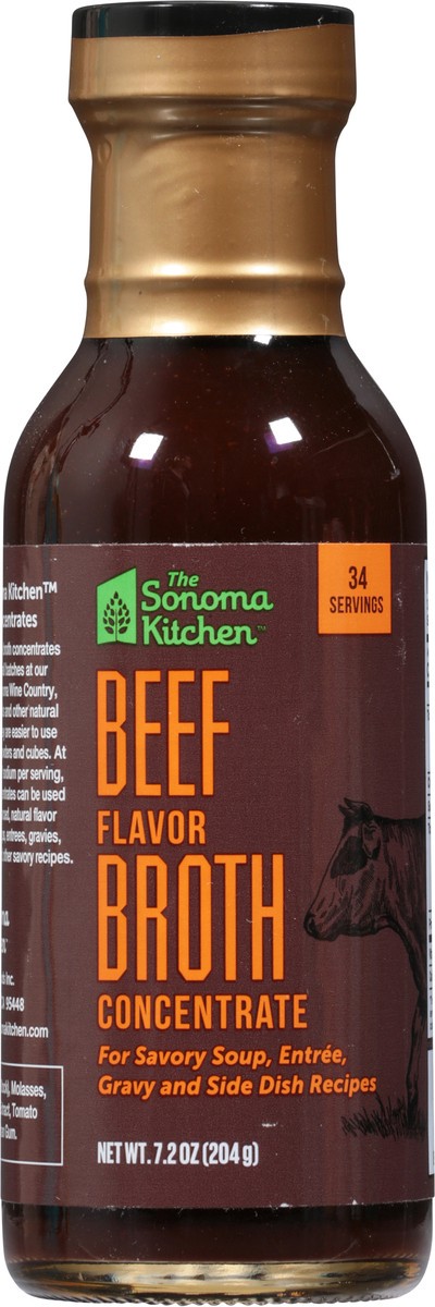 slide 6 of 9, The Sonoma Kitchen Concentrate Beef Flavor Broth 7.2 oz, 7.2 oz