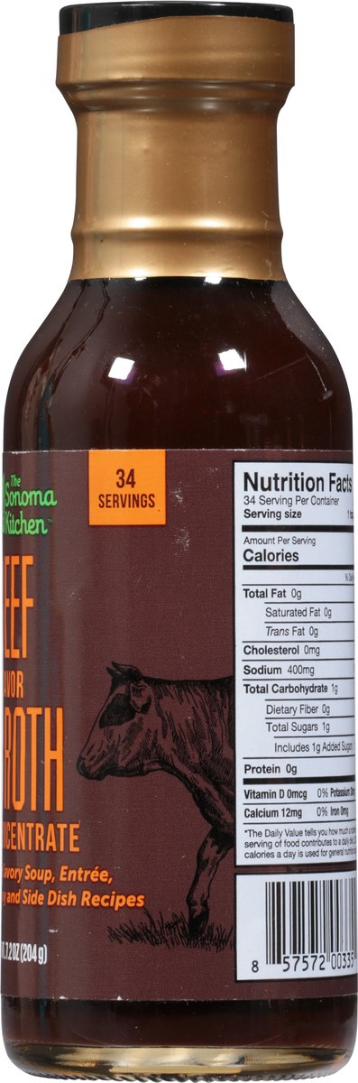 slide 8 of 9, The Sonoma Kitchen Concentrate Beef Flavor Broth 7.2 oz, 7.2 oz