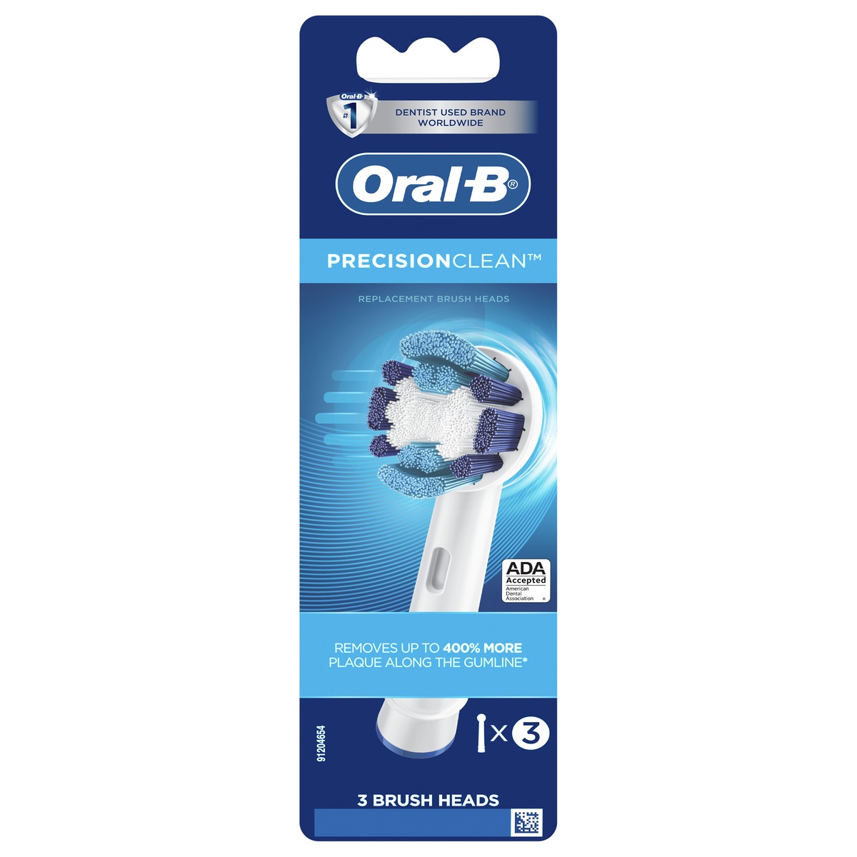 slide 1 of 1, Oral-B Precision Clean Replacement Electric Toothbrush Head - 3ct, 3 ct