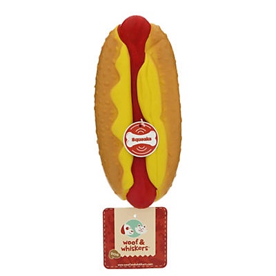 slide 1 of 1, Woof and Whiskers Hot Diggity Dog Toy, 1 ct