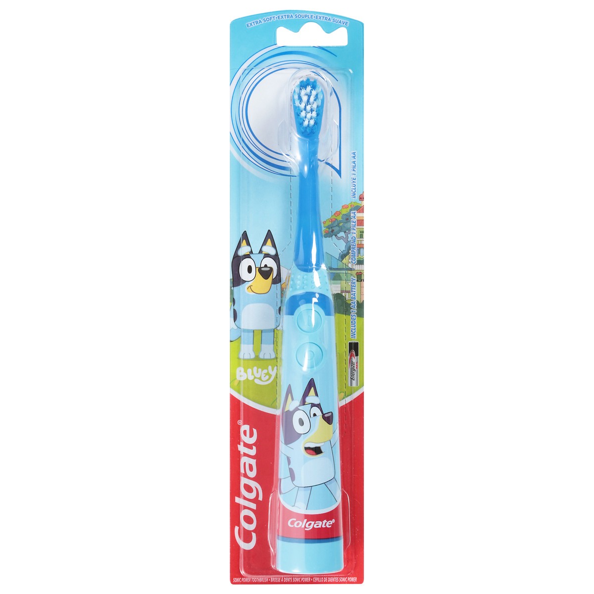slide 1 of 6, Colgate Kids Powered Vibrating Toothbrush Bluey 1 Pack, 1 ct