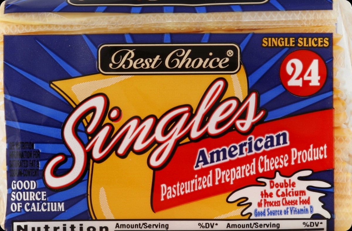 slide 3 of 5, Best Choice American Cheese Food Singles, 16 oz