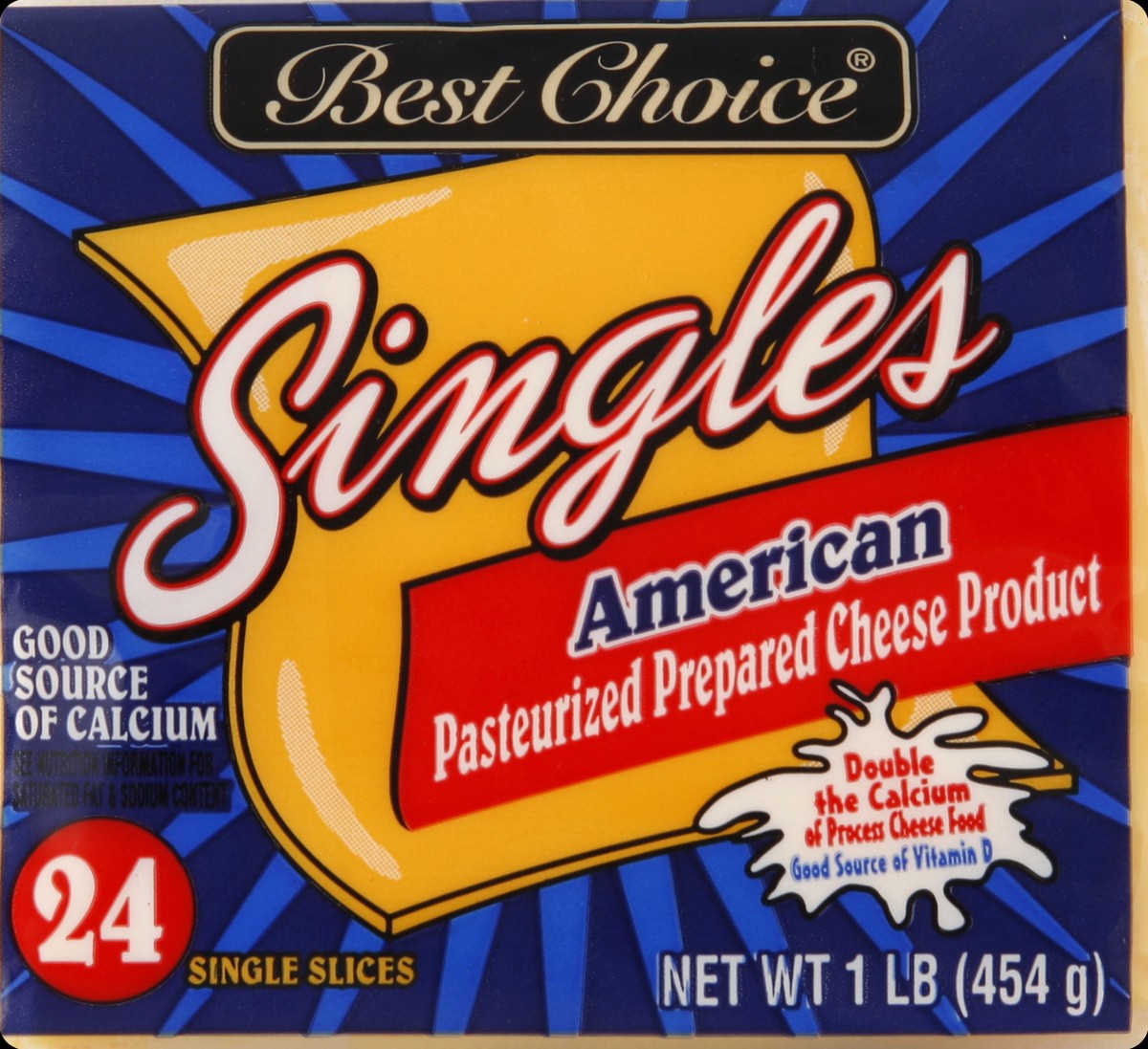 slide 4 of 5, Best Choice American Cheese Food Singles, 16 oz