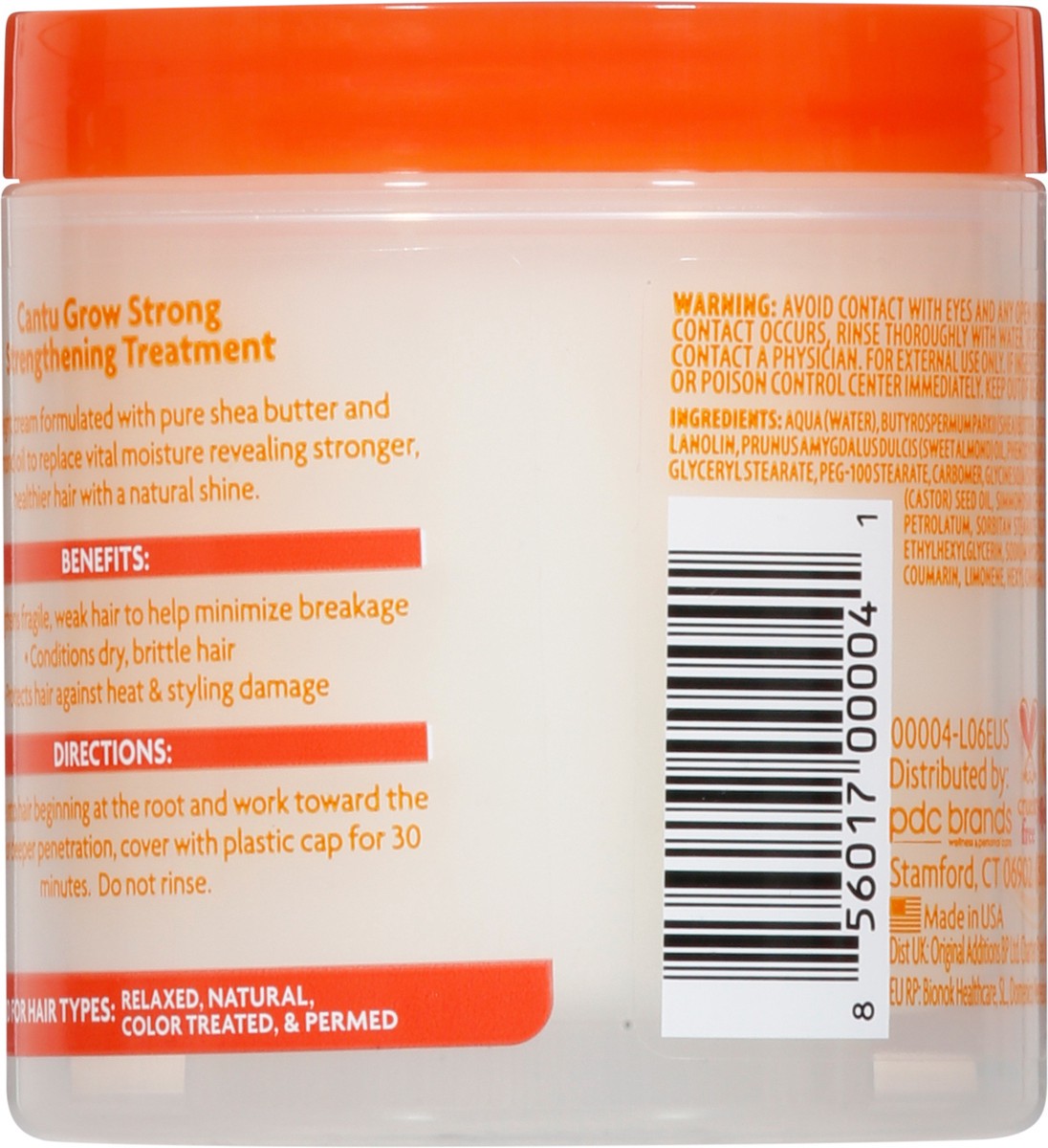 slide 4 of 9, Cantu Shea Butter Grow Strong Treatment, 6.1 oz