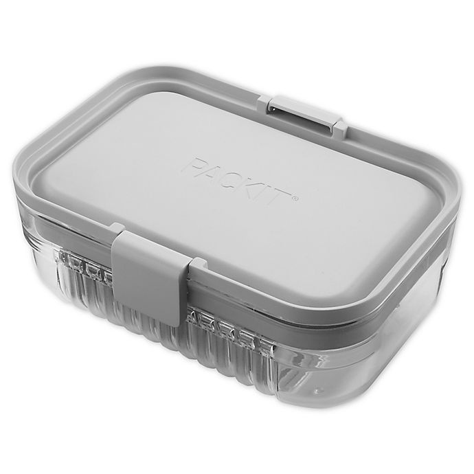 slide 1 of 11, PackIt Mod Lunch Bento Box - Grey, 1 ct
