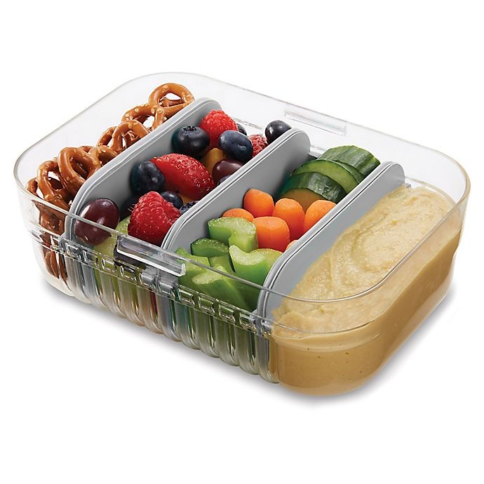 slide 9 of 11, PackIt Mod Lunch Bento Box - Grey, 1 ct